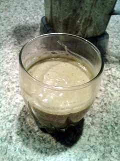 A picture of Avocado and Blueberry Smoothie.