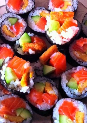 A picture of Kanya's Easy Sushi At Home.