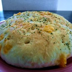 A picture of Suprisingly Puffy Focaccia in a Plastic Bag.