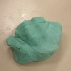 A picture of Playdough.