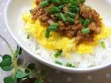 soboro rice bowl