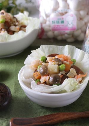 菇菇蝦鬆 的食譜成品照片
