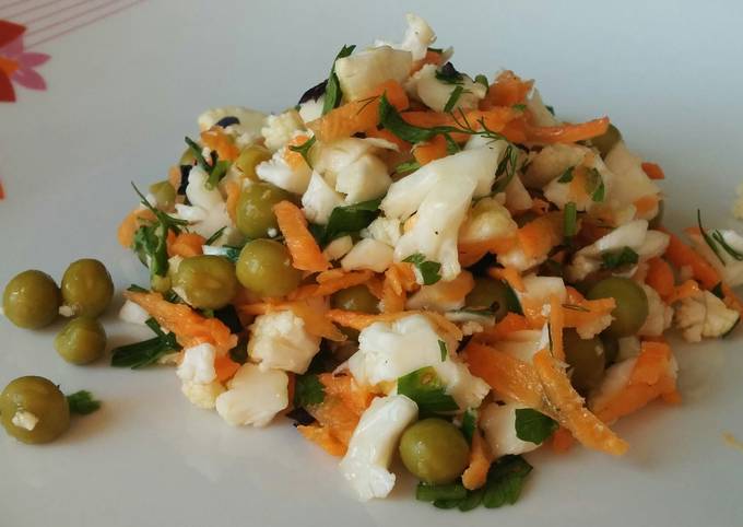 Raw Cauliflower Salad