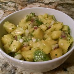 A picture of Pineapple Avocado Salsa.