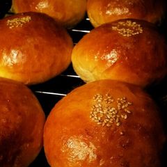 A picture of Easy Sweet Bean Paste Buns with a Bread Maker.