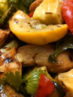 A picture of Fajita Lime Chicken Salad.