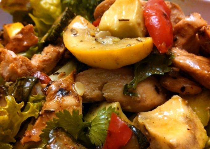 How to Prepare Super Quick Homemade Fajita Lime Chicken Salad