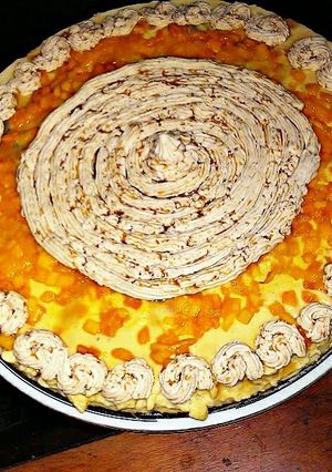 A picture of Maryams mango cake.