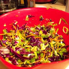 A picture of Paleo Cole Slaw.