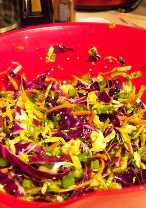 A picture of Paleo Cole Slaw.