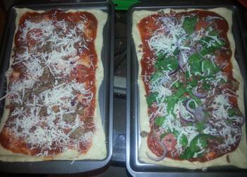 Ready to Serve Pillsbury croissant pizza Restaurant Style