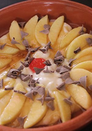 Foto principal de Manzanas con yogurt