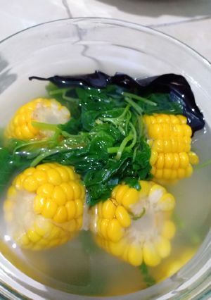 Foto resep Sayur Bening Bayam Jagung Manis