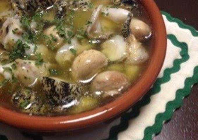 Easy☆Whelks and Mushroom Ajillo