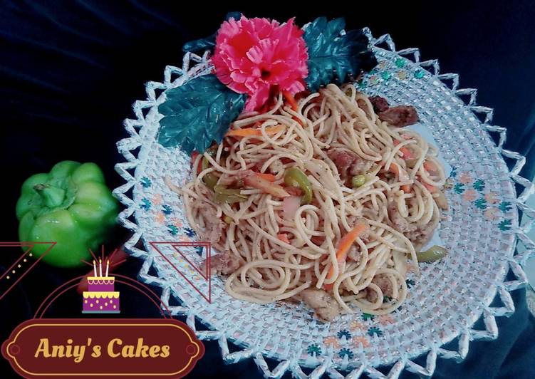 Recipe of Speedy Chicken Chow Mein