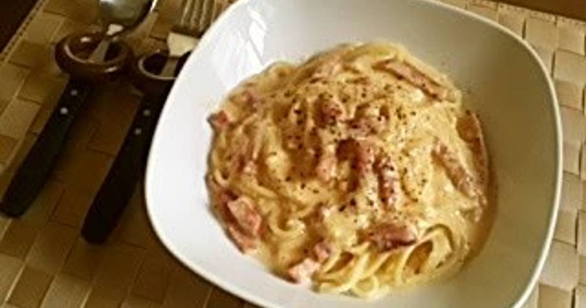 Café Style Pasta Carbonara Recipe by cookpad.japan - Cookpad