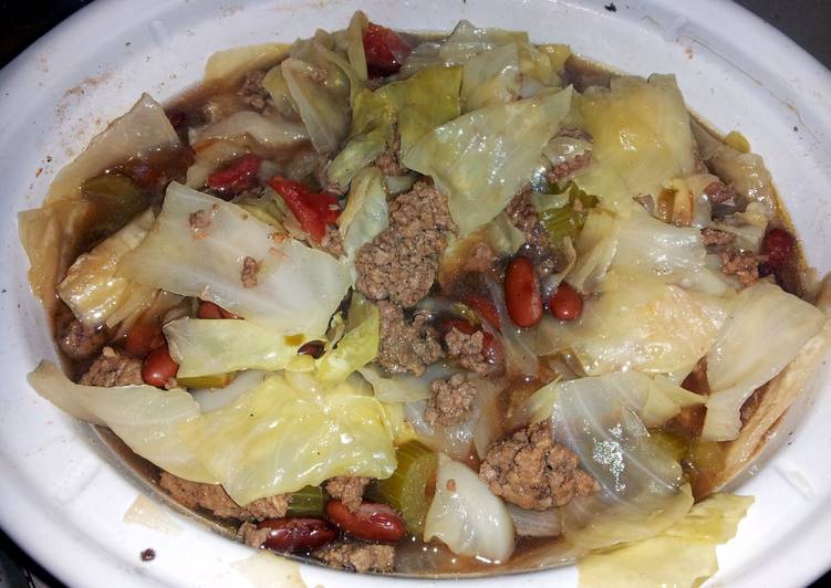 Recipe of Super Quick crock pot cabbage soup