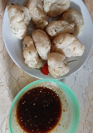 Foto resep Cireng salju bumbu rujak