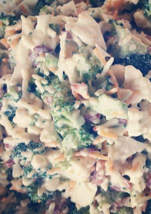 A picture of Broccoli & Cauliflower Salad.