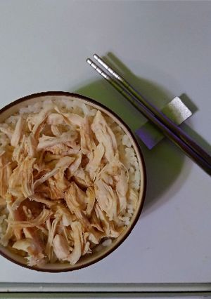 肉絲拌飯 (快煮鍋 的食譜成品照片