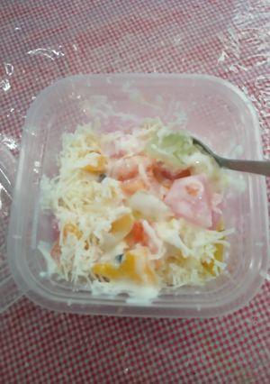 Foto resep Salad buah ceria