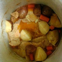 A picture of Under Pressure Pork Chops (in pressure cooker).