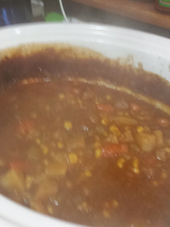 A picture of Beef Stew in the Slow Cooker.