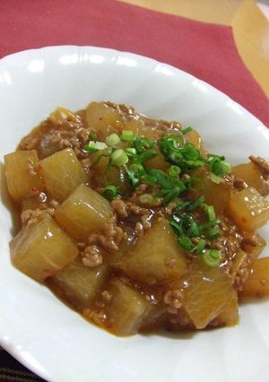 A picture of Mapo Daikon Radish Dish.