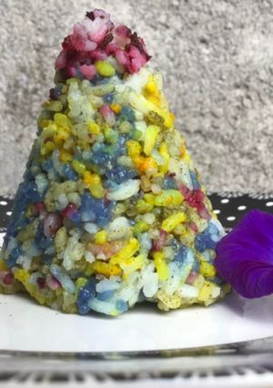 Foto resep Tumpeng Mini Warna-Warni