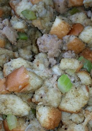 A picture of Sausage Stuffing.