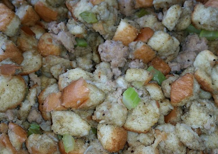 Step-by-Step Guide to Prepare Homemade Sausage Stuffing