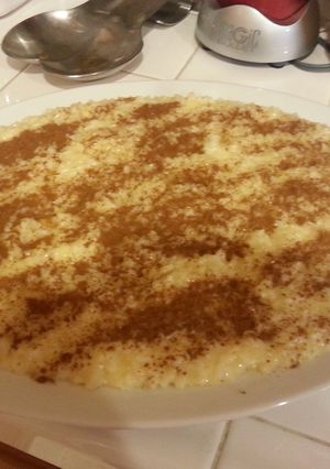 A picture of Portuguese Sweet Rice.