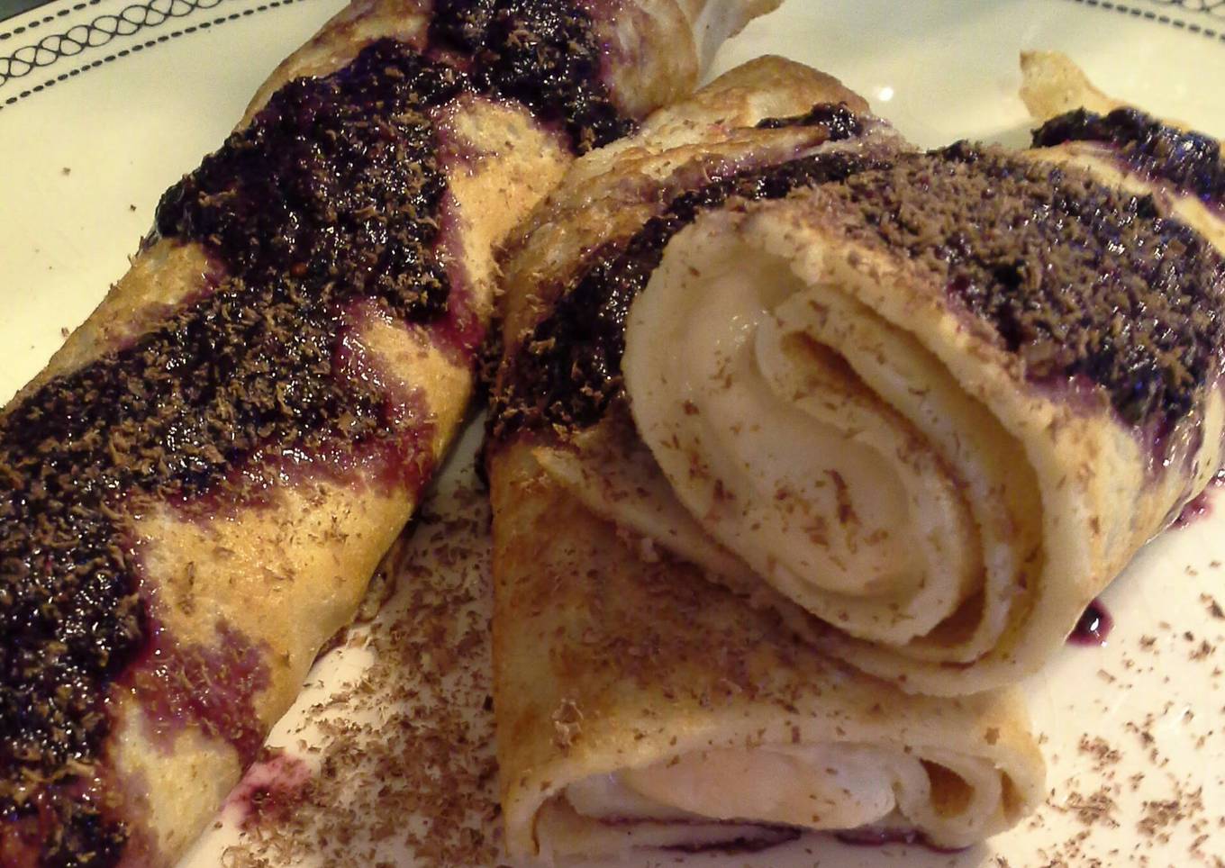 Raspberry Chili Coolies and Ricotta Chocolate Chip Pancakes