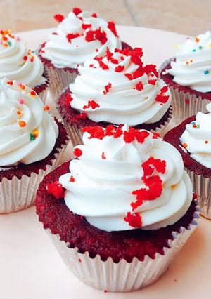 Foto resep Steamed Red Velvet Cupcakes