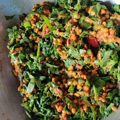 A picture of Poye ka saag.