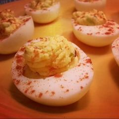 A picture of Deviled Eggs.