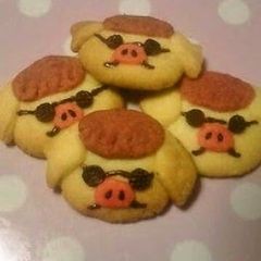 A picture of Porco Rosso (Ghibli Character) Cookies.