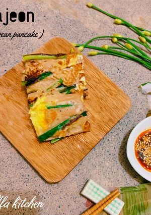 Foto resep Pajeon (Korean pancake)