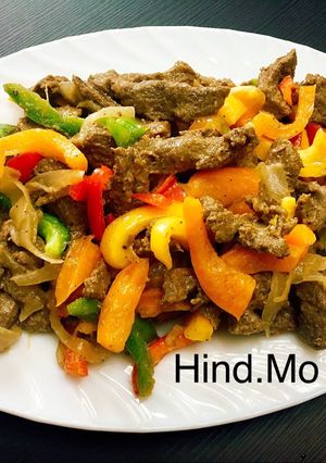 A picture of Beef Fajitas My Way.