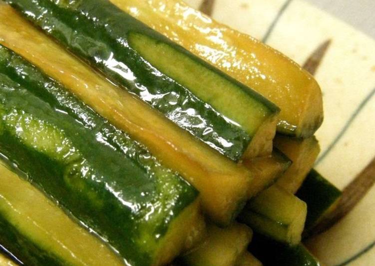 Recipe of Super Quick Homemade That Sauce! Chinese-style Salt Cured Cucumbers