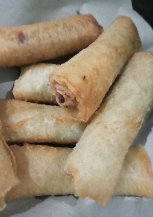 Foto resep Lumpia Isi Sayur, Daging Ayam, dan Telur