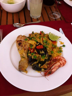 A picture of Paella.