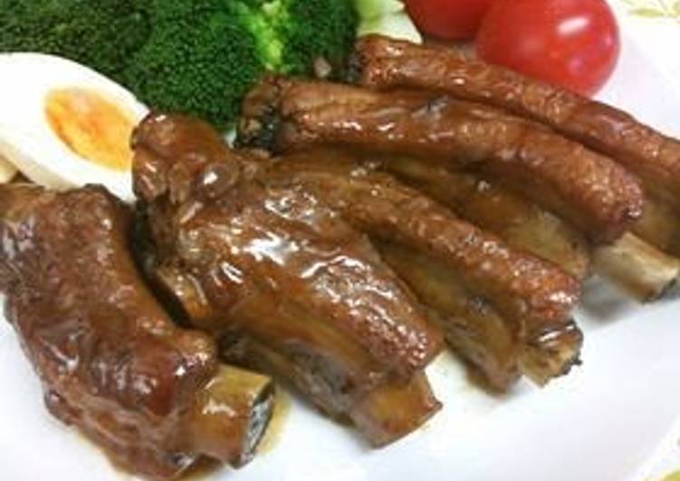 Simple Way to Prepare Favorite Tender Pork Spare Ribs in the Pressure Cooker