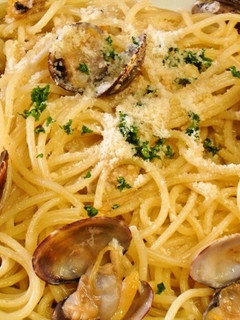 A picture of Pasta with Manila Clams.
