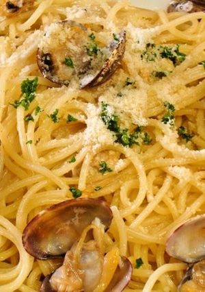 A picture of Pasta with Manila Clams.