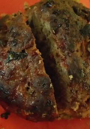 A picture of Kitchen Sink Meatloaf.
