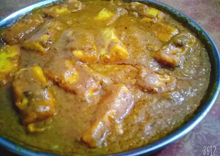 Recipe of Ultimate Paneer masaledar (cottage cheese)