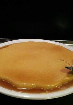A picture of AMIEs Cheese Caramel Leche Flan.