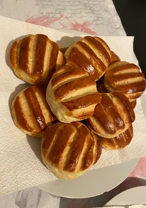 Retró vajas pogácsa recept fotója