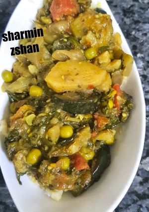 A picture of Aloo Gobhi (mix vegetables).
